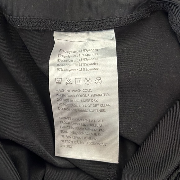 Black Biker Shorts - Picture 4 of 4